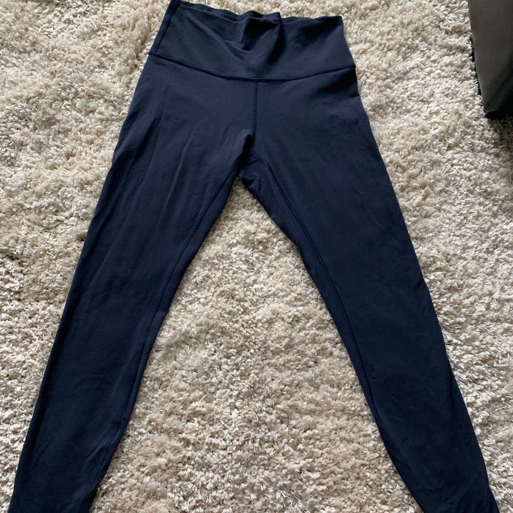 Navy Blue Lululemon Align 28” ankle length